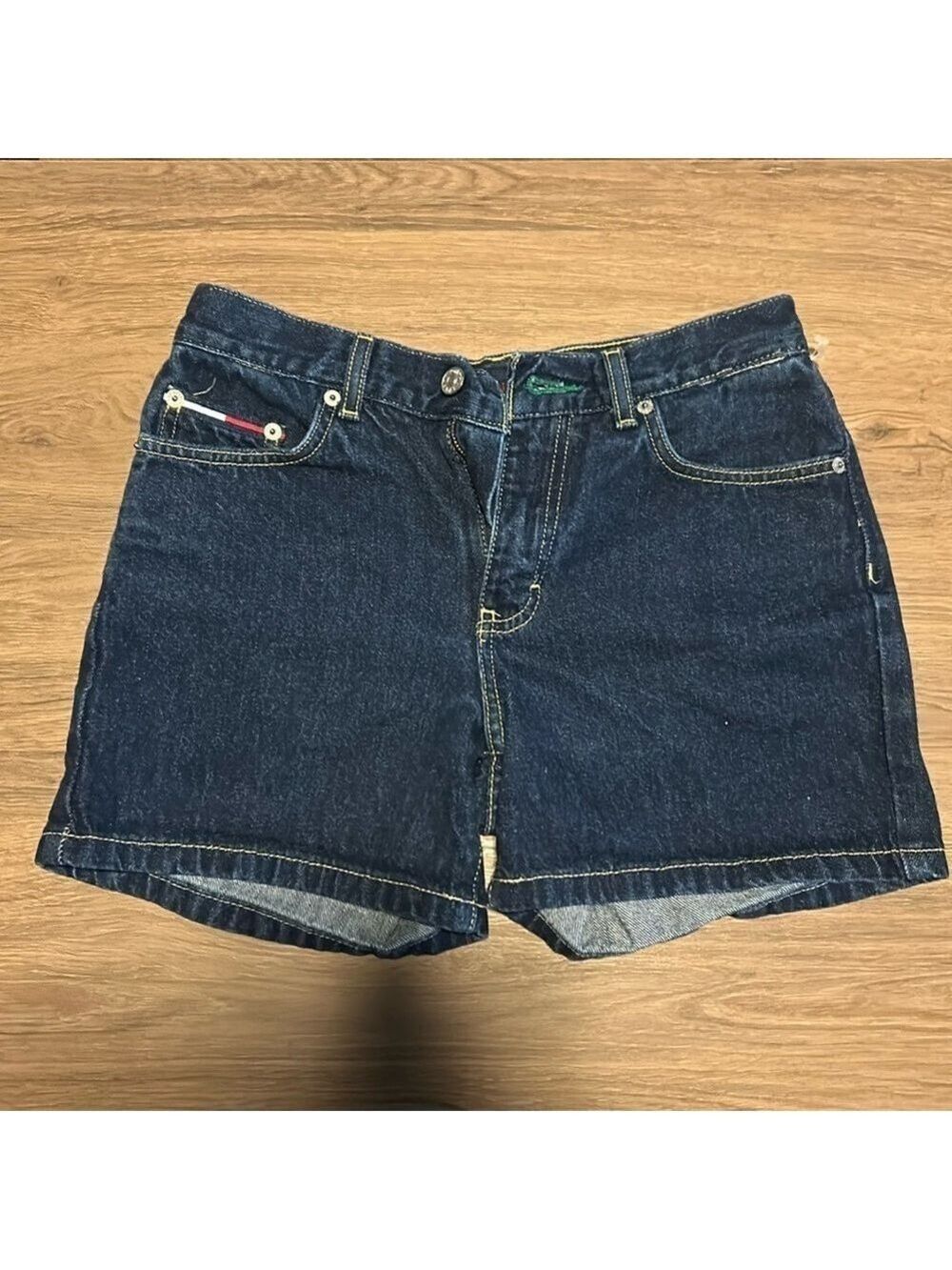 Vintage Tommy Hilfiger Shorts Juniors size 5 Denim Jean Hipster